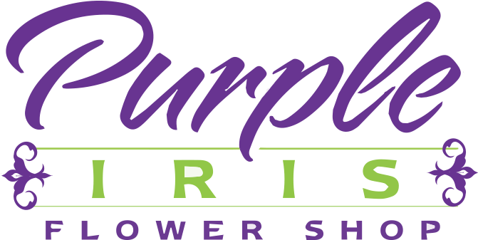 Purple Iris Flower Shop (670x350), Png Download