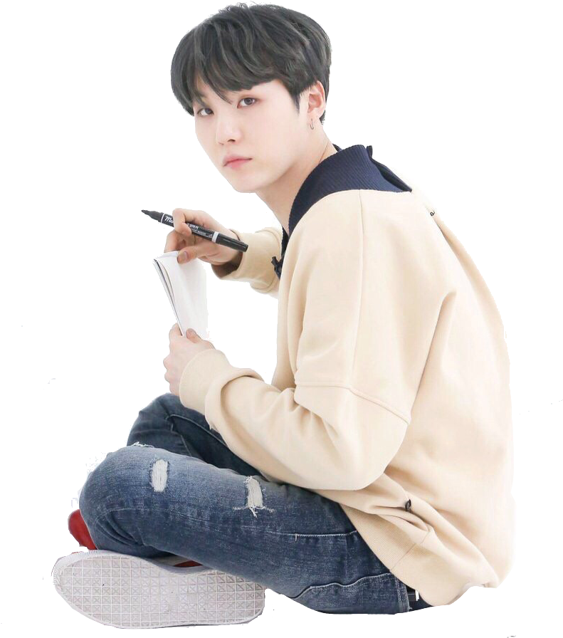 Yoongi Pngs Like Or Reblog If Saved Or Use - Bts Gayo Track 14 (801x1200), Png Download