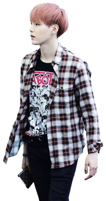 Show More Notesloading - Yoongi Bts Pink Hair (357x674), Png Download