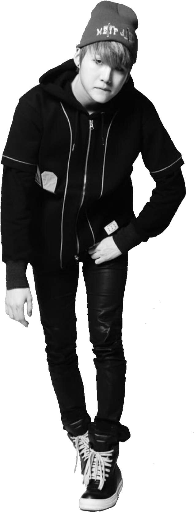 Suga Transparent That Boys Legs Are Skinnier Than Mine - Suga Blanco Y Negro (1280x1920), Png Download