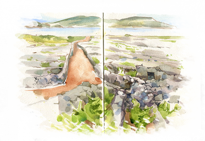 One Of Her Most Curious Remarks States - Watercolor Paint (700x483), Png Download