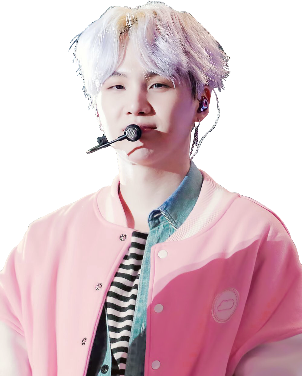 Graphic Library Library Minyoongi Yoongi Bts Btssuga - Suga Png Pink (999x1243), Png Download