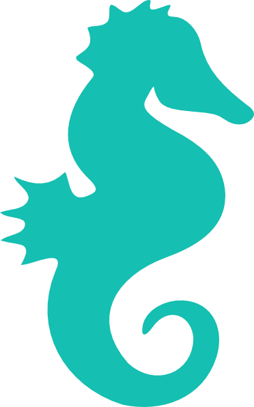 Baby Seahorse Clipart Seahorse Clip Art Laila B Day - Seahorse Clipart (372x594), Png Download