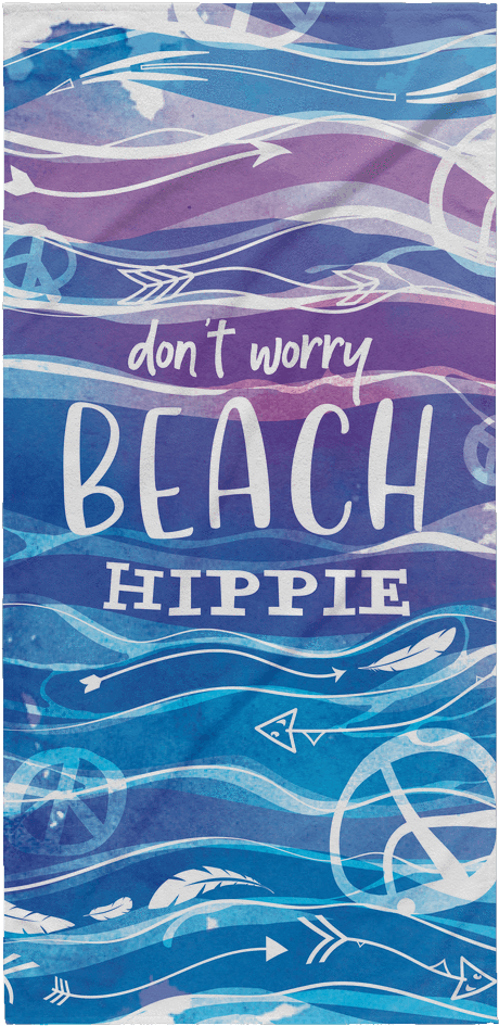 Don't Worry Beach Hippie - Beach (1024x1024), Png Download