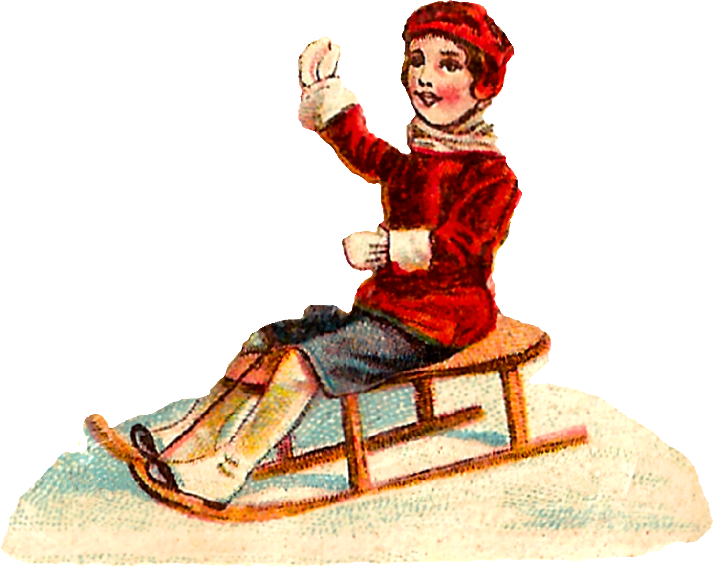 Winter Clip Art Downloads - Sitting (1600x1248), Png Download