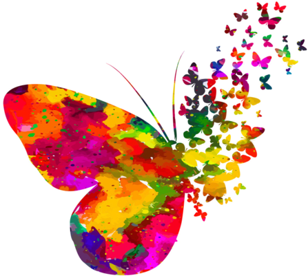 Papillon Drawing Watercolor - Las Mujeres Valientes Son Imparables By Valorie Burton (600x565), Png Download