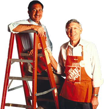 Home Depot History (349x359), Png Download