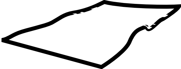 Towel Clipart Transparent - Beach Towel Coloring Page (600x230), Png Download