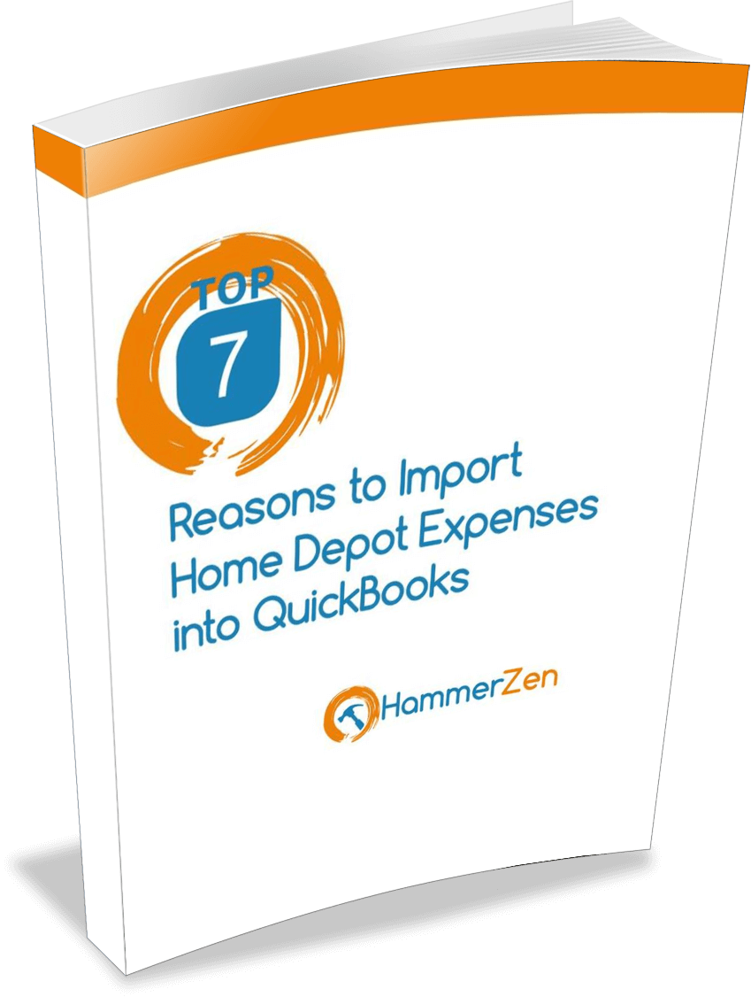 7 Reason To Import Home Depot To Quickbooks - Paper (849x1126), Png Download