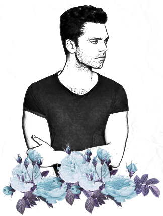 More Links - Sebastian Stan White Background (324x430), Png Download