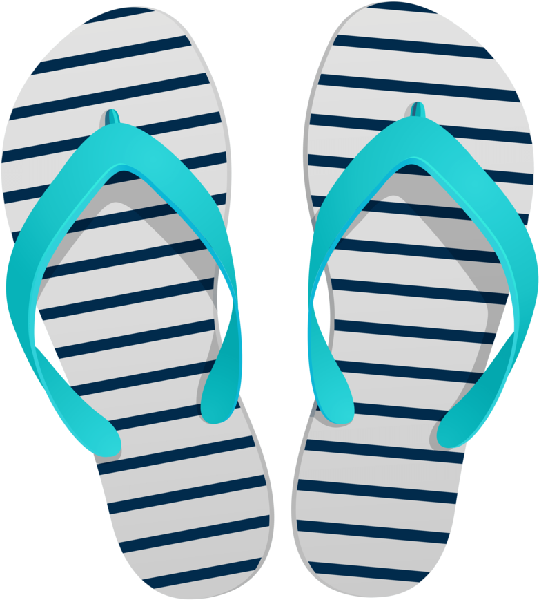 Banner Freeuse Flip Flops Png Clip Art Free Pinterest - Flip Flops Png (450x500), Png Download