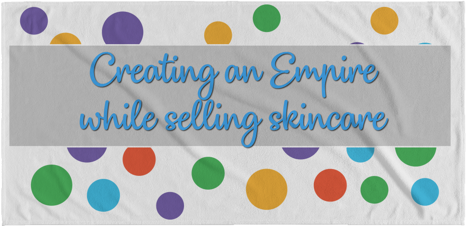 Creating An Empire While Selling Skincare Beach Towel - Circle (1024x1024), Png Download