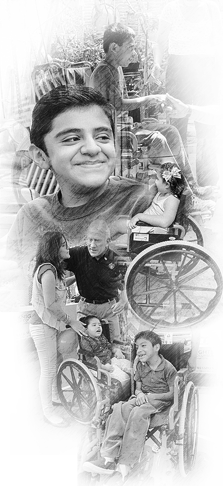 The Wheelchair Drive - American Wheelchair Mission (444x965), Png Download