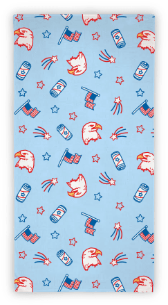 Merica Pattern Beach Towel - Merica Pattern Tote Bag: Funny Tote Bag Ift, Usa Bag, (484x484), Png Download