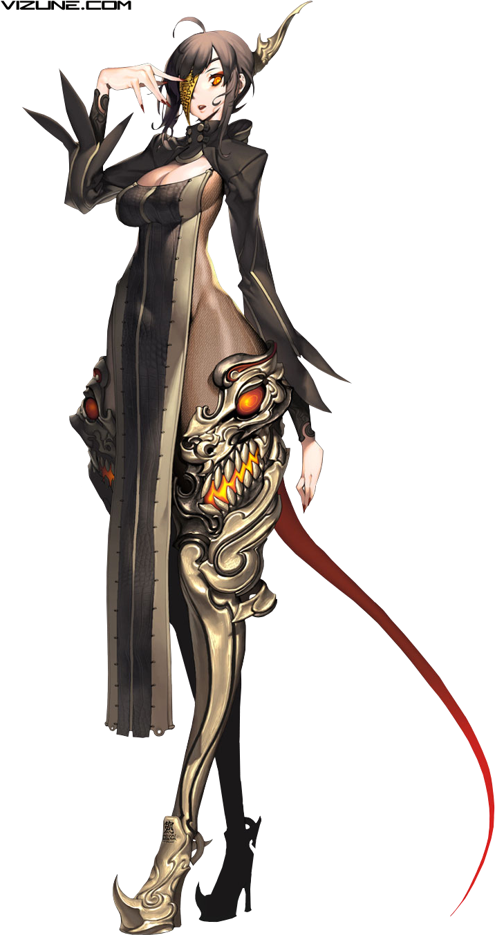 Download Render - Blade And Soul Nomad Outfit (742x1400), Png Download