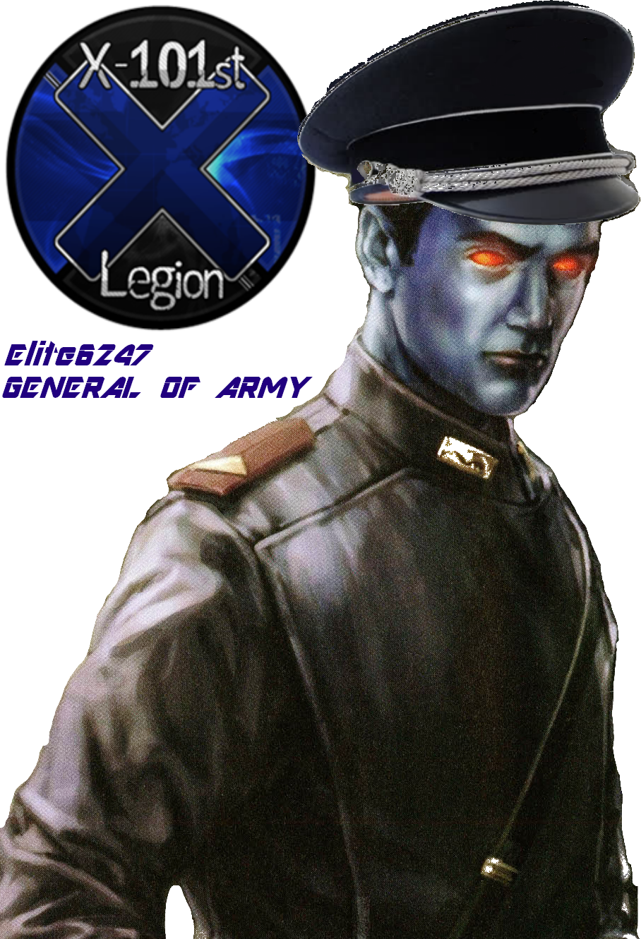 Official Paratus - Star Wars Chiss (908x1331), Png Download