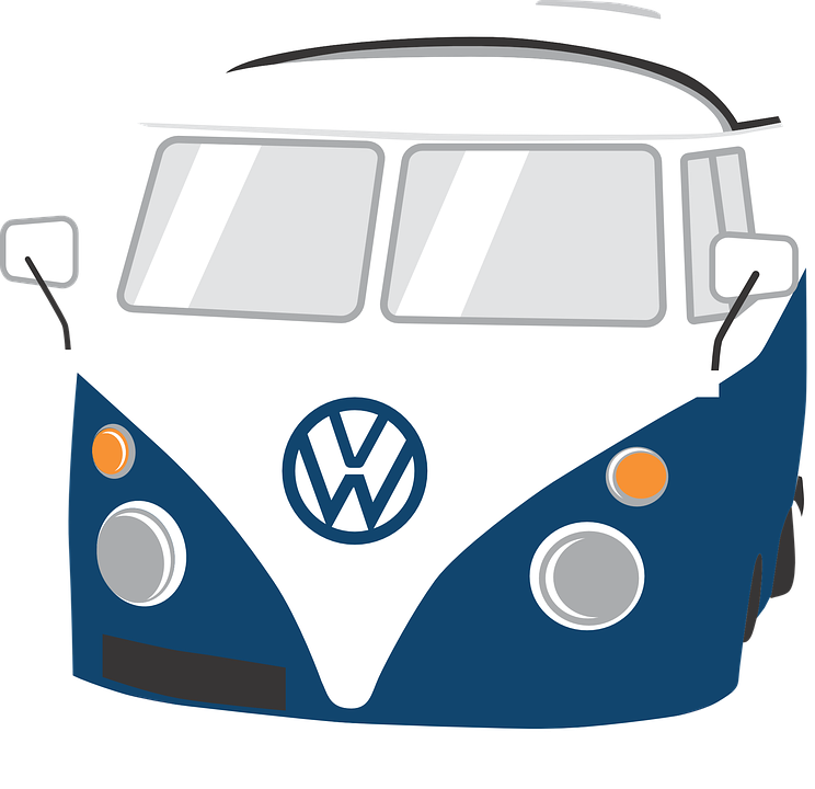 Volkswagen Logo Png Download - 83 Volkswagen Van Camper (744x720), Png Download