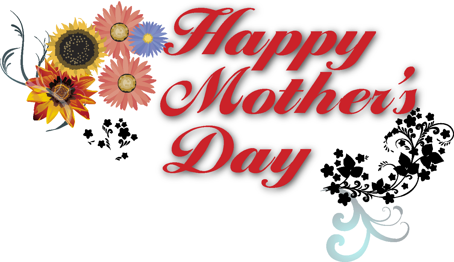 Holidays - Happy Mother's Day Card Png (1545x947), Png Download