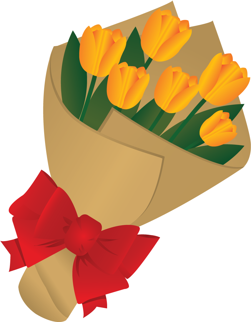 Flowers Clip Art For You Cliparts - Clip Art For Mothers Day Png (853x1095), Png Download