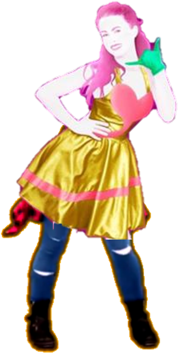 Call Me Rock N Roll - Costume Just Dance 2014 (575x742), Png Download