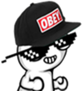 Transparent - Peppa The Pig Gangster (420x420), Png Download