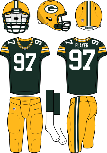 packers home uniform