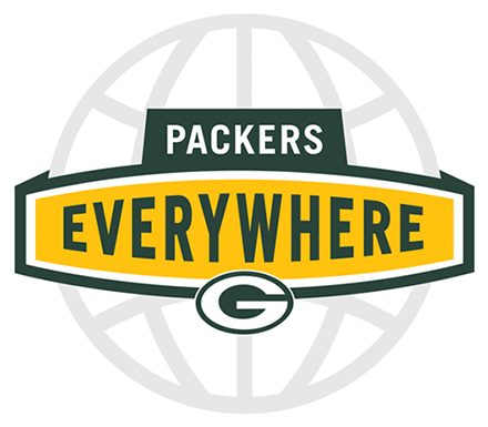 Packers Everywhere Logo - Green Bay Packers (450x415), Png Download