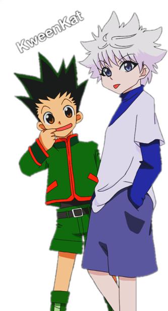 Killua Transparent Gon - Hunter X Hunter Gon And Killua Render (400x614), Png Download