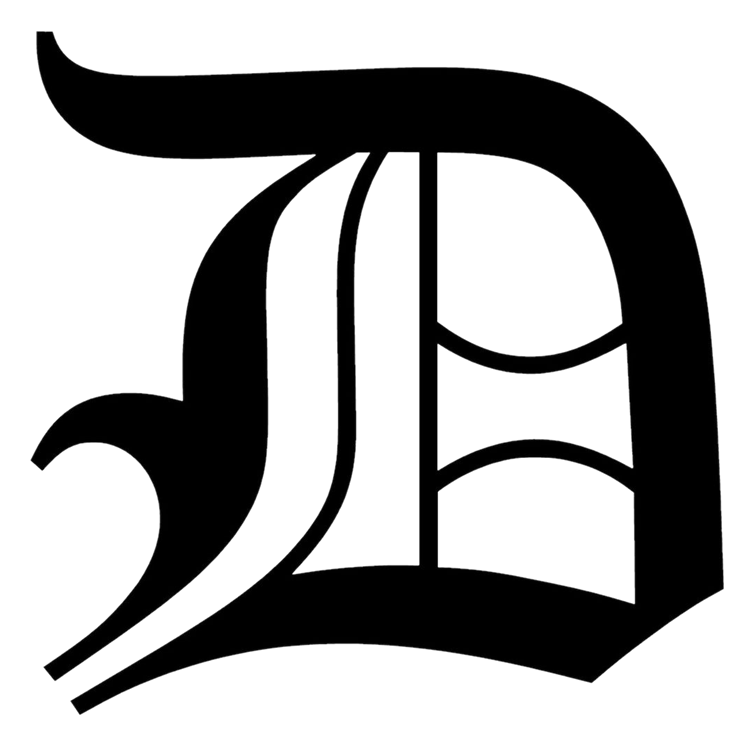 Daleville Broncos - Letra D En Gotica (766x752), Png Download