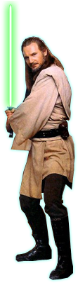 Qui-gon Jinn - Star Wars Qui Gon Jinn Png (300x400), Png Download