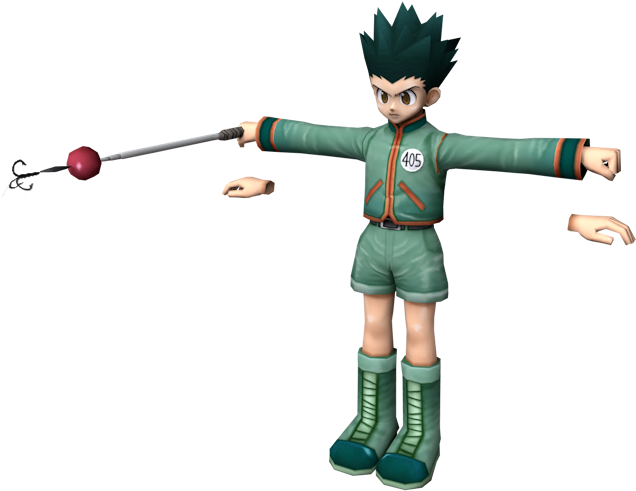 Download Zip Archive - Gon Freecs 3d Model (750x650), Png Download
