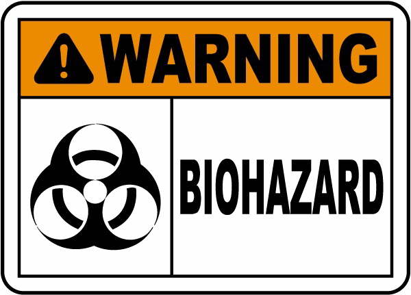 Biohazard Png Free Download - Safetysign.com Ear Protection Must Be Worn Sign (600x431), Png Download