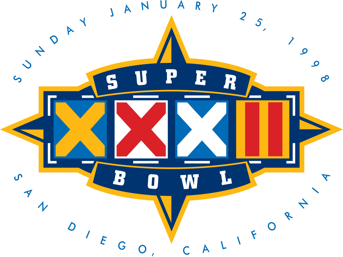 Super Bowl Xxxii Logo (1200x900), Png Download