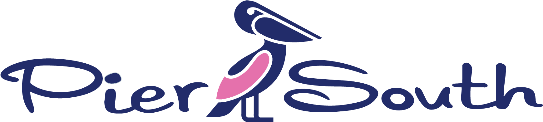 Pier South Img - Pelican (2000x555), Png Download