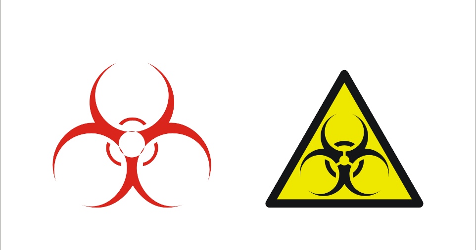 Biohazard Symbol (962x506), Png Download