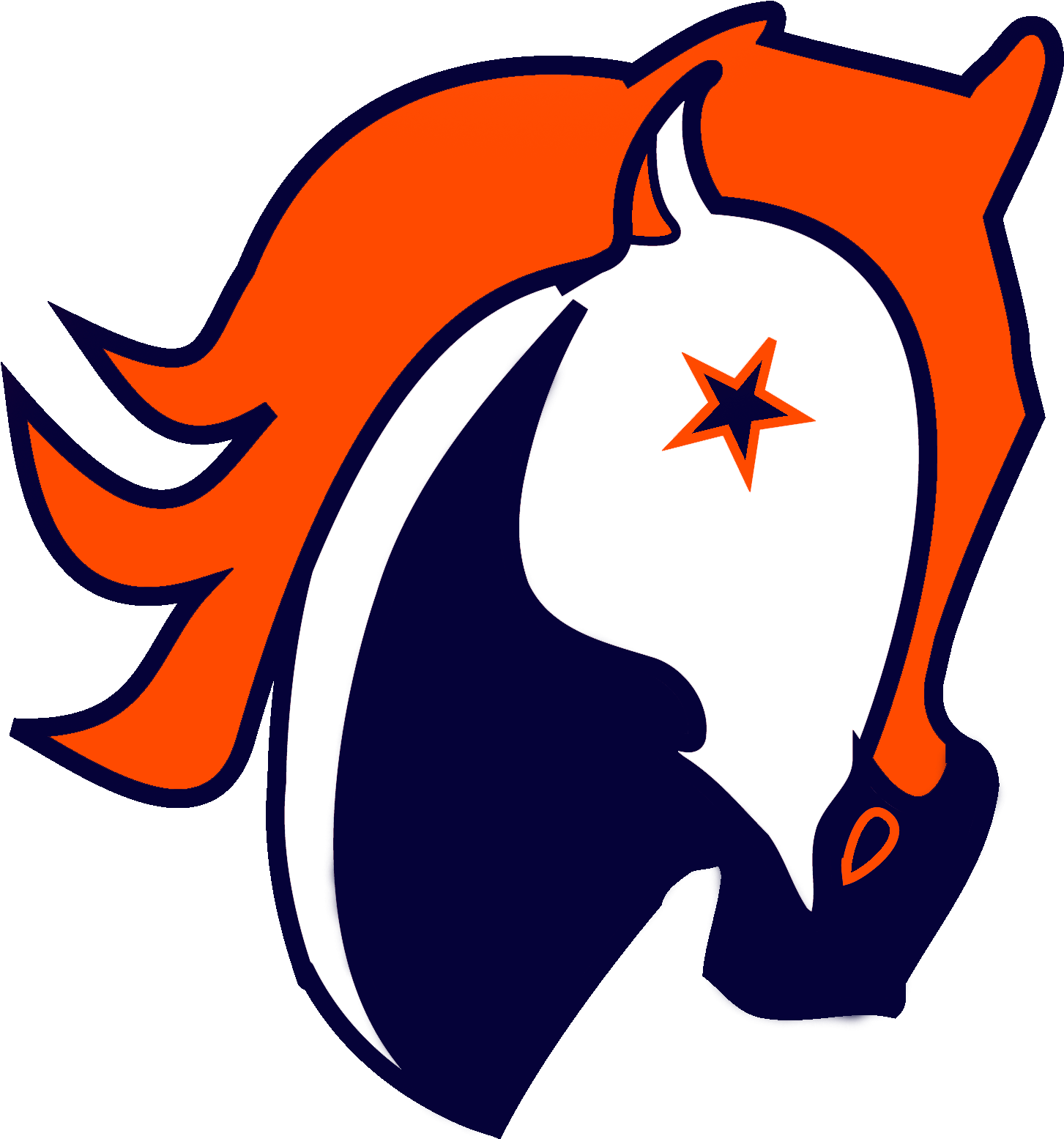 Horse1 - Horses Logo Sport (1560x1633), Png Download