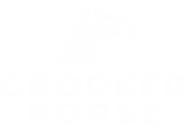 Crooked Horse Logo - Graphic Design (600x403), Png Download