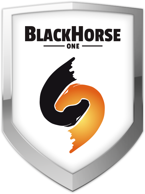 Black Horse One Gmbh Logo - Emblem (600x770), Png Download
