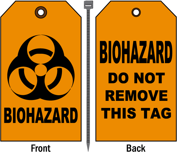 Biohazard Do Not Remove Tag - Biological Hazard (600x514), Png Download