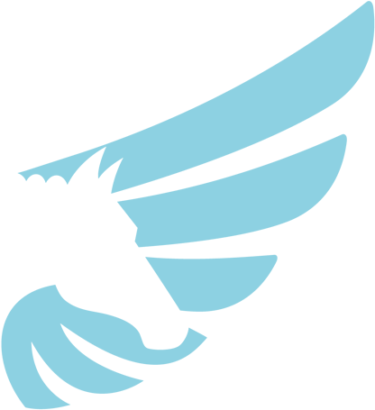 Blue Horse Logo (422x462), Png Download