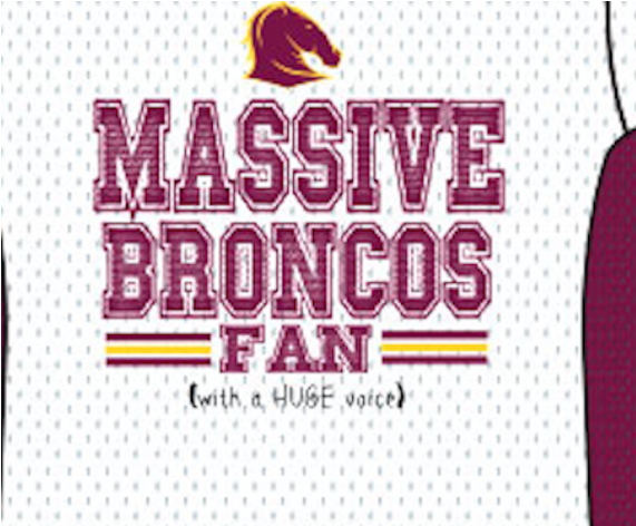 Brisbane Broncos Nrl Short Sleeve Bodysuits Size - Colibri (570x612), Png Download