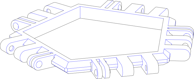 5 Gon Reversed R - Diagram (800x327), Png Download