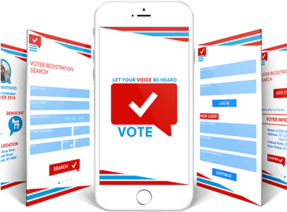 The Future Of Voting - Iphone (404x316), Png Download