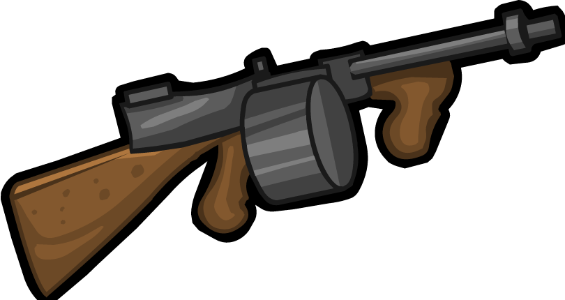Free Icons Png - Cactus Mccoy Machine Gun (810x430), Png Download