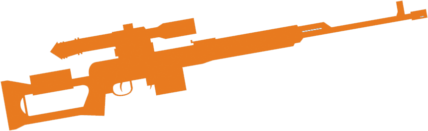 Dragunov Svd Sniper Rifle - Ranged Weapon (958x507), Png Download