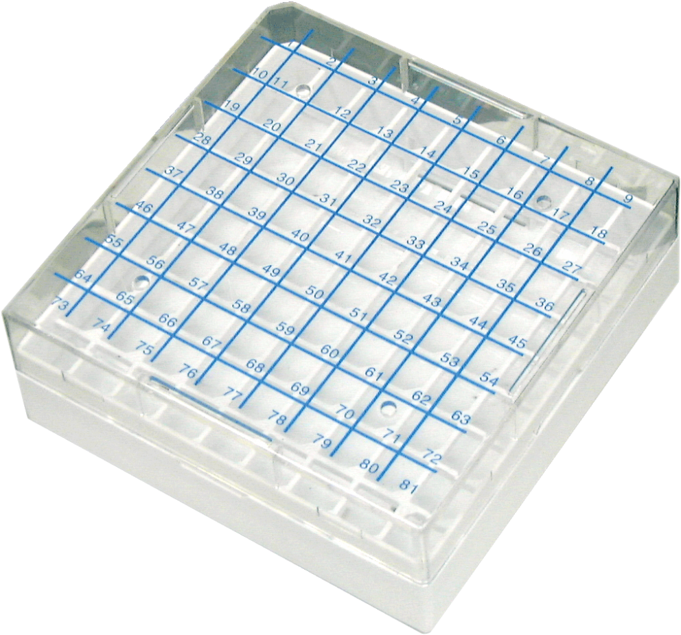 Polycarbonate 2" Boxes With 81 Cell Divider - Daylighting (1000x926), Png Download