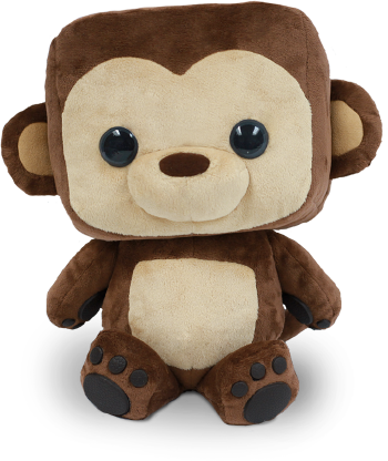 Smart Toy, App Enabled Smartphone Toys - Monkey Toy Png (350x416), Png Download