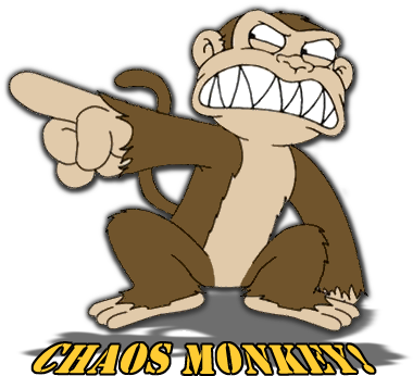 Chaos Monkey - Chaos Monkey Netflix (400x400), Png Download
