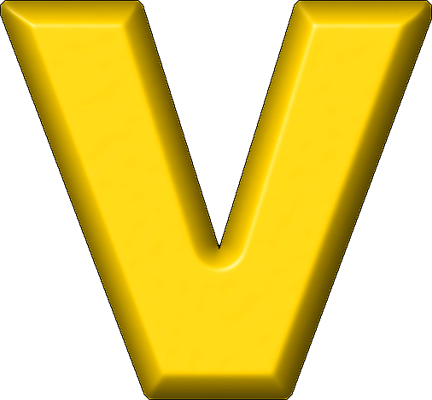Etc > Presentations Etc Home > Alphabets > Refrigerator - Alphabet Letters V (432x400), Png Download