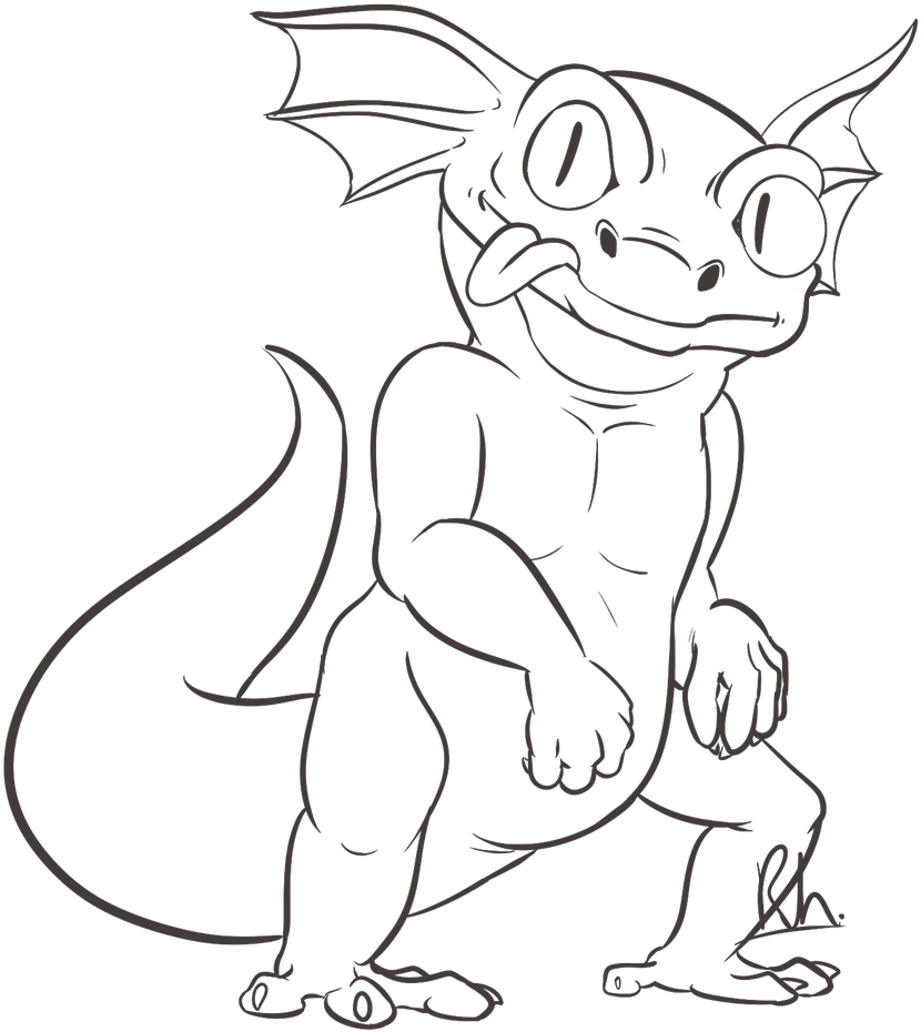 Fallout Gecko White Black (1200x1200), Png Download